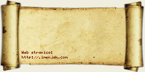 Tamara Sentić vizit kartica